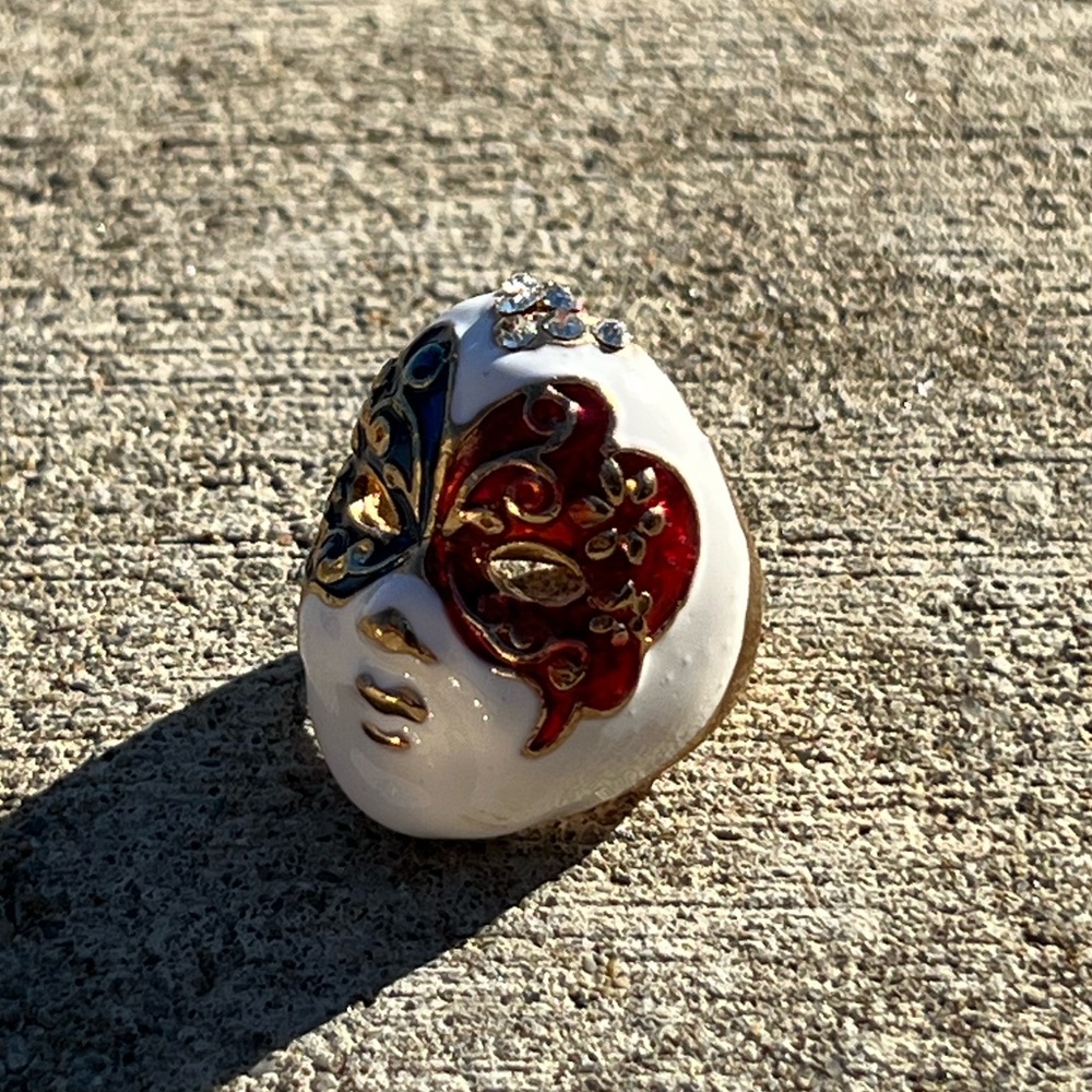 Masquerade mask ring - Size 5